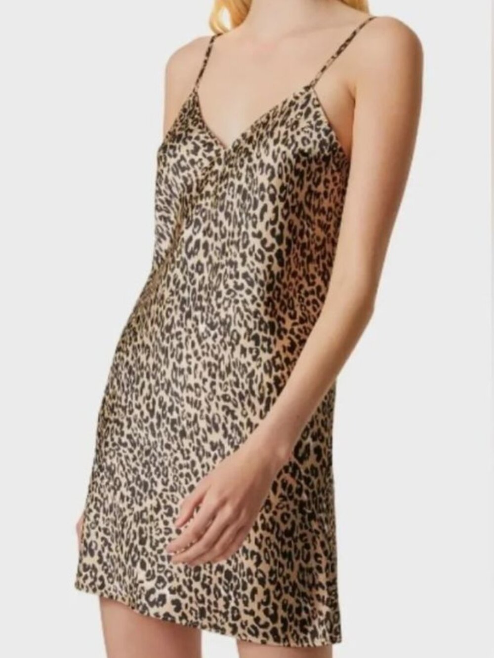 French Connection Mini Satin Slip Dress